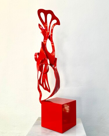 Sculpture titled "The Last Step" by Flandez, Original Artwork, Resin