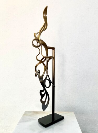 Sculpture titled "Delusion" by Flandez, Original Artwork, Metals
