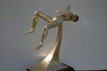 Скульптура под названием "Divina Sialfe - bro…" - Ferdinando Lauretani, Подлинное произведение искусства, Бронза
