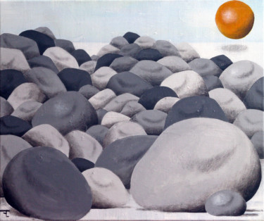 Malerei mit dem Titel "Du Romantisme" von Flavien Couche, Original-Kunstwerk, Acryl