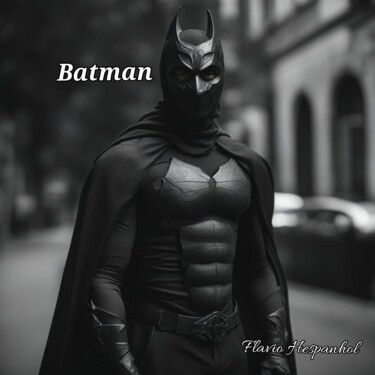 Digital Arts titled "Batman Nova era003" by Flavio Ferreira Hespanhol, Original Artwork, AI generated image