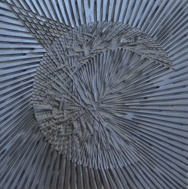 Skulptur mit dem Titel "apparenze disorient…" von Flavio Pellegrini, Original-Kunstwerk, Holz