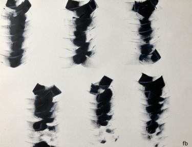 Peinture intitulée "Entre-chats" par Florence Barre, Œuvre d'art originale, Acrylique