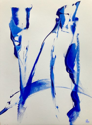 The French Riviera Painting titled "The French Riviera" by Florence Barre, Original Art, Acrylic Mounted on Aluminium