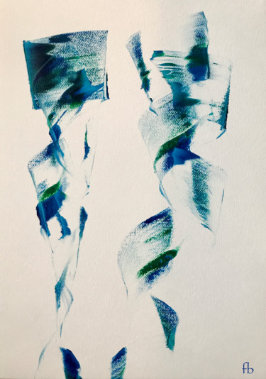 Peinture intitulée "Tango" par Florence Barre, Œuvre d'art originale, Acrylique
