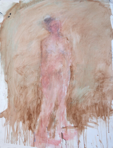 Painting titled "Nude 2" by Fleur Elise Noble, Original Artwork, Watercolor
