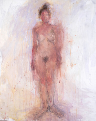 Painting titled "Nude 3" by Fleur Elise Noble, Original Artwork, Acrylic