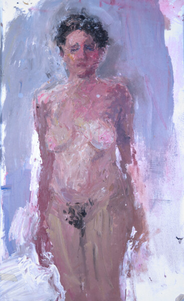 Painting titled "Nude 2" by Fleur Elise Noble, Original Artwork, Acrylic