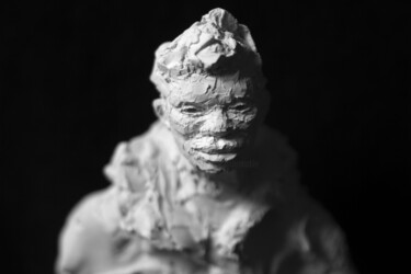 Sculpture intitulée "Clay Face 81" par Fleur Elise Noble, Œuvre d'art originale, Terre cuite