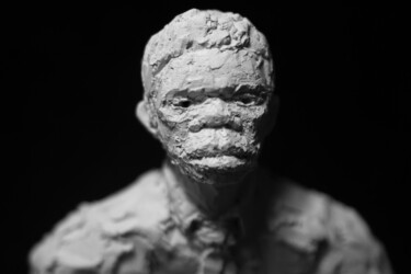 Rzeźba zatytułowany „Clay Face 85” autorstwa Fleur Elise Noble, Oryginalna praca, Terakota