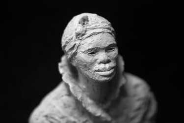 Rzeźba zatytułowany „Clay Face 86” autorstwa Fleur Elise Noble, Oryginalna praca, Terakota