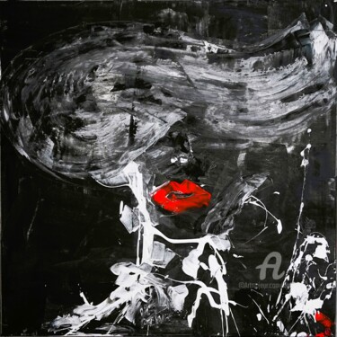 Malerei mit dem Titel ""je taquine la muse…" von Fleur Keil, Original-Kunstwerk, Acryl