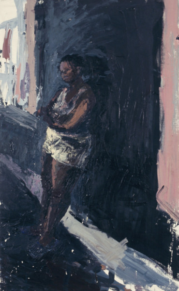 Painting titled "Shari" by Fleur Elise Noble, Original Artwork, Oil