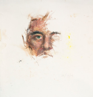 Painting titled "Stefan" by Fleur Elise Noble, Original Artwork, Oil