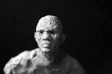 Sculpture titled "Clay Face 2" by Fleur Elise Noble, Original Artwork, Terra cotta