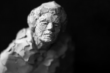 Sculpture titled "Clay Face 3" by Fleur Elise Noble, Original Artwork, Terra cotta
