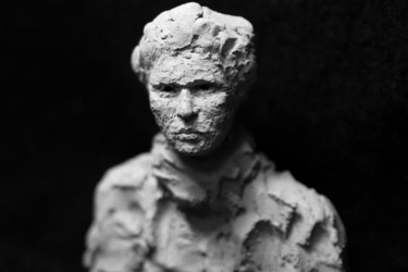 Sculpture titled "Clay Face 22" by Fleur Elise Noble, Original Artwork, Terra cotta