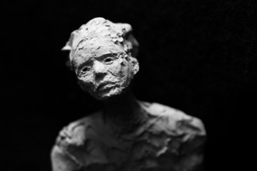Sculpture titled "Clay Face 27" by Fleur Elise Noble, Original Artwork, Terra cotta