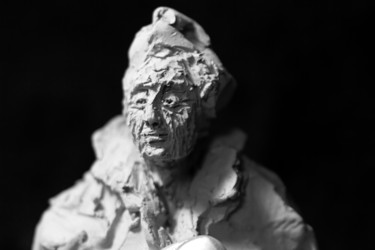 Sculptuur getiteld "Clay Face 34" door Fleur Elise Noble, Origineel Kunstwerk, Terra cotta
