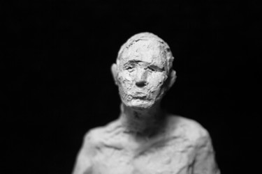 Sculpture titled "Clay Face 37" by Fleur Elise Noble, Original Artwork, Terra cotta