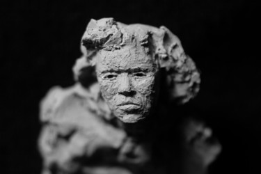 Sculpture intitulée "Clay Face 65" par Fleur Elise Noble, Œuvre d'art originale, Terre cuite
