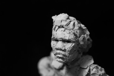Sculpture intitulée "Clay Face 72" par Fleur Elise Noble, Œuvre d'art originale, Terre cuite