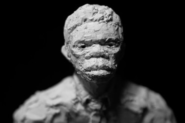 Rzeźba zatytułowany „Clay Face 85” autorstwa Fleur Elise Noble, Oryginalna praca, Terakota