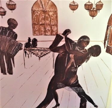 Design intitulée "Tango" par Fleurlise Artiste Peintre Et Sculpteur, Œuvre d'art originale, Art de la table