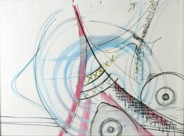 "Tour Eiffel" başlıklı Tablo Artea tarafından, Orijinal sanat, Mürekkep