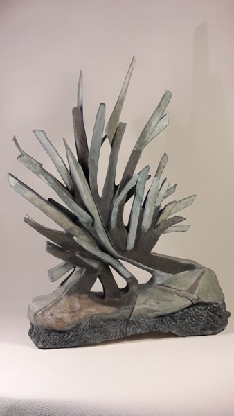 Sculpture intitulée "Eclat" par Florence Faure, Œuvre d'art originale, Terre cuite