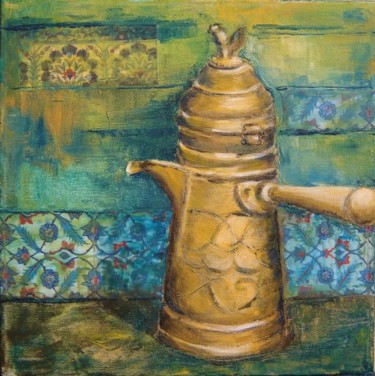 Painting titled "Tea pot" by Florence Faure, Original Artwork