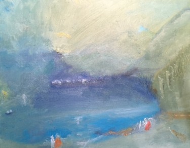 Painting titled "Sans titre 90" by Anne Flora De Negroni, Original Artwork