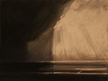 Dessin intitulée "Ombre et lumière" par Anne Flora De Negroni, Œuvre d'art originale, Pastel