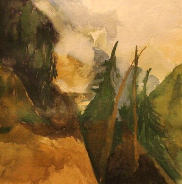 Sans titre 248 Peinture intitulée "Sans titre 248" par Anne Flora De Negroni, Œuvre d'art originale, Aquarelle