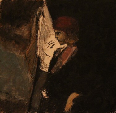 Рисунок под названием "Sans titre 257" - Anne Flora De Negroni, Подлинное произведение искусства, Пастель