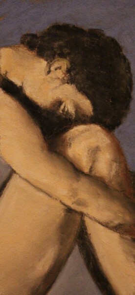 "Nu" başlıklı Resim Anne Flora De Negroni tarafından, Orijinal sanat, Pastel