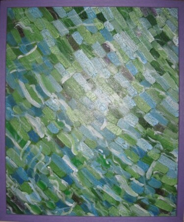 Painting titled "AQUATICA" by Flora I., Original Artwork, Oil