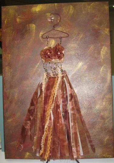 Painting titled "RUBANS" by Flora I., Original Artwork
