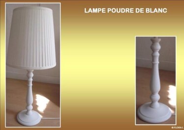 Digital Arts titled "LAMPE POUDRE DE BLA…" by Flora I., Original Artwork
