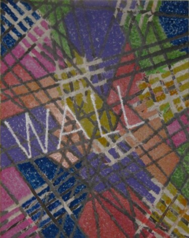 Painting titled "THE WALL" by Flora I., Original Artwork