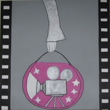 SERIE CINEMA : CINEMA 5 Painting titled "SERIE CINEMA : CINE…" by Flora I., Original Art,