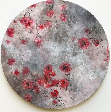 Painting titled "« ÉVANESCENCE » 7" by Flore Castain, Original Artwork, Acrylic Mounted on Wood Stretcher frame