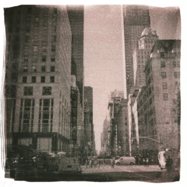 Fotografie getiteld "NY TRACKS 6" door Florence Cardenti, Origineel Kunstwerk, Film fotografie
