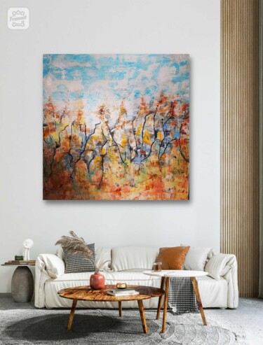 Картина под названием "Sud" - Florence Castera, Подлинное произведение искусства, Акрил