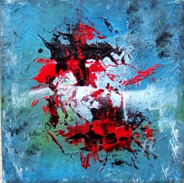 Painting titled "synapse" by Flo Art Abstrait, Original Artwork