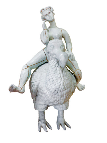Sculpture intitulée "Dodo" par Florence Combescure (Mariko), Œuvre d'art originale, Bronze