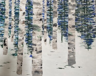 "Neige" başlıklı Tablo Florence Maraine Bertrand tarafından, Orijinal sanat, Akrilik Ahşap Sedye çerçevesi üzerine monte edi…