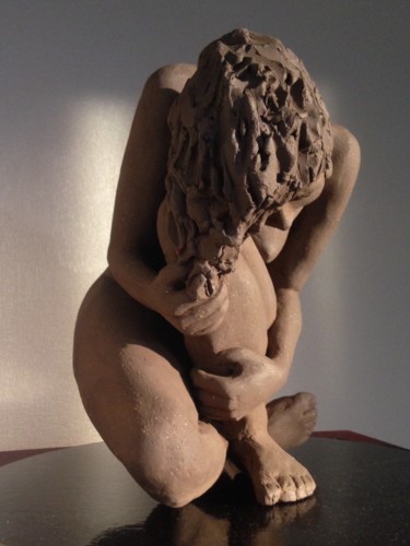 Sculpture intitulée "Avril" par Florence Odin, Œuvre d'art originale