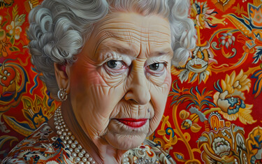 Arte digital titulada "Elisabeth, Queen of…" por Florence Oulhiou, Obra de arte original, Imagen generada por IA