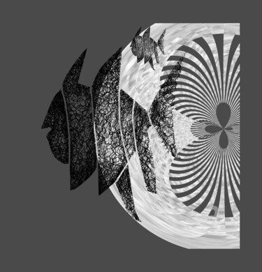 Grafika cyfrowa / sztuka generowana cyfrowo zatytułowany „poisson tangram4” autorstwa Florence Provost, Oryginalna praca, Ma…